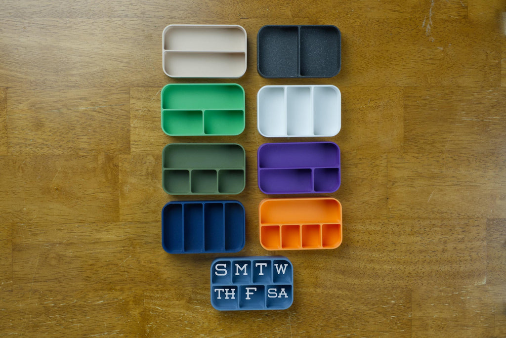 Altoid Tin Organizer Insert Tray | EDC, Prepper, Fishing, Sewing, Weekly Pill Compartments, Gift Box, Fire Starter.  Made in the USA!