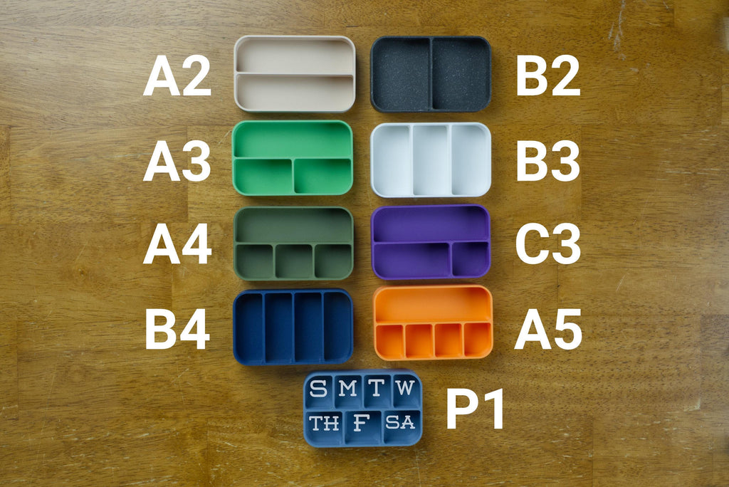 Altoid Tin Organizer Insert Tray | EDC, Prepper, Fishing, Sewing, Weekly Pill Compartments, Gift Box, Fire Starter.  Made in the USA!