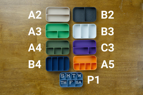 Altoid Tin Organizer Insert Tray | EDC, Prepper, Fishing, Sewing, Weekly Pill Compartments, Gift Box, Fire Starter.  Made in the USA!