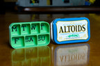 Altoid Tin Weekly Pill Organizer MONDAY VERSION | Vitamins, Medication, Medicine, Cough Drops. Easy To Read Letters.  Made In Alaska, USA!
